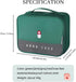 First Aid Bag Empty, Waterproof Emergency Medic Trauma Bag, Medicine Bag For Traveling ,Home Hiking Camping Car Office(Large,Green)...