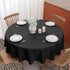 Softalker Round Tablecloth, Waterproof & Stain Resistant Table Cloth Wrinkle Free Fabric Washable 210GSM Polyester Table Cover for Dining/Party/Ou...