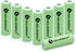 AA Ni-MH 600mAh 1.2V Rechargable Solar Light Batteries for Outdoor Solar Lamps Garden Lights Remotes Mice(8Pcs)...