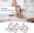 Baseball Stitches Oven Mitts and Pot Holders Sets Softball Laces Design Heat Resistant 3pcs for Cooking Baking BBQ...