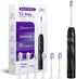 Sonic Electric Toothbrush for Adults and Kids - 40000 VPM Motor Power Toothbrush with 6 Original 3D Brush Heads, Up to 70 Days Battery Power (T2 M...