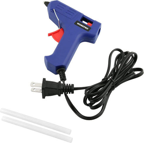 WORKPRO W125097WE 10 Watt Hot Glue Gun (Single Pack)...