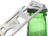 Stainless Steel Survival Pocket Tool - 11-in-1 Multipurpose Silver Beer Bottle Opener/Portable Wallet Pocket Size/Gifts for Men and Women(4-Pack)...