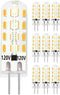 G4 AC 120V Led Light Bulb 2W Equivalent to 20W Warm White 3000K 200lm Bi-pin Base G4 Bulbs 120V Pack of 10...