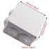 DGZZI 1PC ABS Plastic IP55 Waterproof Junction Box DIY Outdoor Electrical Connection Box Cable Branch Box Power Distribution Box 85x85x50mm (3.4"x...