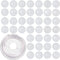 6mm 200pcs Natural White Jade Gemstone Round Loose Beads for Jewelry Making with Crystal Stretch Cord...