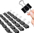 Binder Clips, 24 Pack, 1.6 Inch, Non-Standard 41mm, Black, Capacity 0.66 Inch, Large Binder Clips, Paper Binder Clips, Large Paper Clips, Office C...