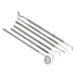 Dental Tools, 6 Pack Upgraded Professional Teeth Cleaning Tools Stainless Steel Dental Scaler Pick Tools Set Plaque Remover Kit PR-348...