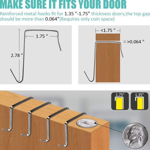 Over the Door Shoe Organizers 35 Mesh Pockets Hanging Shoe Organizer Shoe Rack for Closet Entryway Bedroom Bathroom Pantry Shoe Holder for Men Sne...