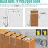 Over the Door Shoe Organizers 35 Mesh Pockets Hanging Shoe Organizer Shoe Rack for Closet Entryway Bedroom Bathroom Pantry Shoe Holder for Men Sne...