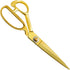 Premium Tailor Scissors,Gold Titanium Fabric Scissors Heavy Duty Sewing Scissors Leather Dressmaker Stainless Steel Shears Professional Comfort Gr...