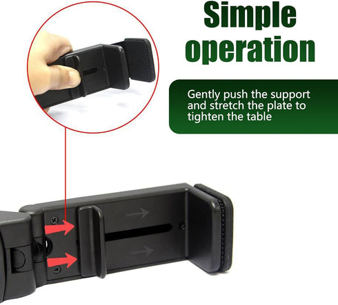 1 PC Car Phone Holder with Hidden Clip, Foldable Waterproof Vehicle Phone Mount, 360 Degree Rotation, Universal Liftable Travel Essential Accessor...