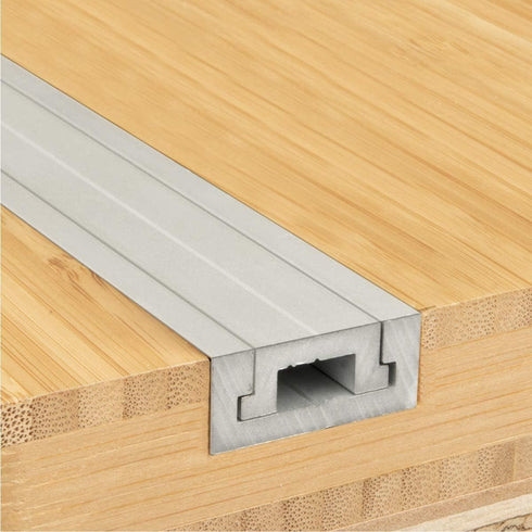 POWERTEC 71167 Miter T-Track, 48-Inch, Grey...
