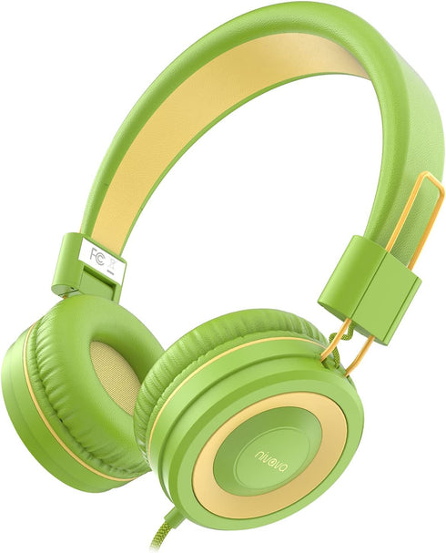 Kids Headphones, K8 Wired Headphones for Kids with Adjustable Headband 3.5 MM Jack for School, Foldable On-Ear Headset for Girls Boys Kindle Table...