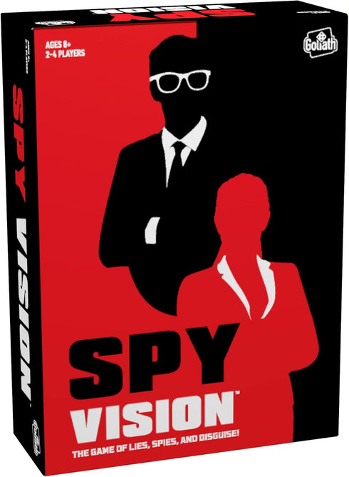 Goliath Spy Vision - Arrest The Spies Using Spy Revealing Glasses, Strategy Board Game - Ages 8 and Up, 2-4 Players , Black...