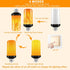 Bitrue LED Flame Effect Light Bulb, 4 Modes Flame Light Bulbs, E26 Base Fire Light Bulb with Gravity Sensor,Flickering Light Bulbs Halloween Home ...