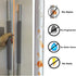 Refrigerator Door Handle Covers,Protector Decor for Kitchen Appliance.Keep Clean from Smudges, Food Stains.Handmade Perfect for Fridge,Ovens, Dishwashers (Grey)