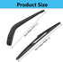 Rear Wiper Blade Arm Set Replacement for Toyota Prius 2010-2015 Back Glass Wipers, Factory OE Style Rear Windshield Wiper Arm & Wiper Blade 852414...