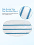 8 Pack Pur Steam Mop Pads Compatible with PurSteam ThermaPro 10-in-1 and 211 Steam Mop Cleaner Microfiber Pur Steam Mop Replacement Pad Washable R...