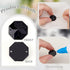 PH PandaHall Black Sew On Rhinestones, 70pcs 7 Styles Acrylic Faceted Flatback Crystal Buttons Gems for Clothing Wedding Dress Decoration...