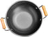 Small Iron Pot Camping Cooking Pot Stainless Steel Wok Kitchen Metal Pot Stainless Steel Pot Dry Pot Cooking Tool Wok for Stove Dual Handle Wok St...