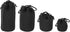 PATIKIL Camera Lens Bag Set, 4 Pcs Drawstring Lens Pouch with Thick Protective Neoprene, Lens Case for DSLR Camera Lens, Water Coffee Cups Black...