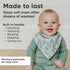 Copper Pearl 4 Pack Soft Cotton Baby Bibs for Drooling and Teething, Absorbent Drool Bibs for Baby Girl and Boy, Adjustable to Fit Newborns to Tod...