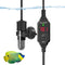 Adjustable Mini Aquarium Heater 0.5/1/2/3 Gallon Submersible Small Fish Tank Heater 10W/20W/30W Digital Display Thermostat External Temperature Co...