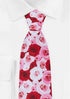 Jacob Alexander Men's Assorted Floral Roses Flowers Design Pre-Tied Zipper Neck Tie - White Pink Red...
