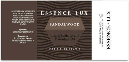30ml Sandalwood Essential Oil 1 Fluid Ounce - Pure Sandalwood Aromatherapy Oil...