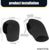 2 PCS Car Silky Smooth Gear Shift Head Cover, Elastic Anti-Stretch Environmentally Friendly Silicone Open Gear Knob Protective Cover, Decorative R...