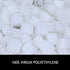 Moving Bed Bio Filter Media - 20mm, White, for Koi Ponds, Aquariums, Aquaculture, Aquaponics (100 pcs)...