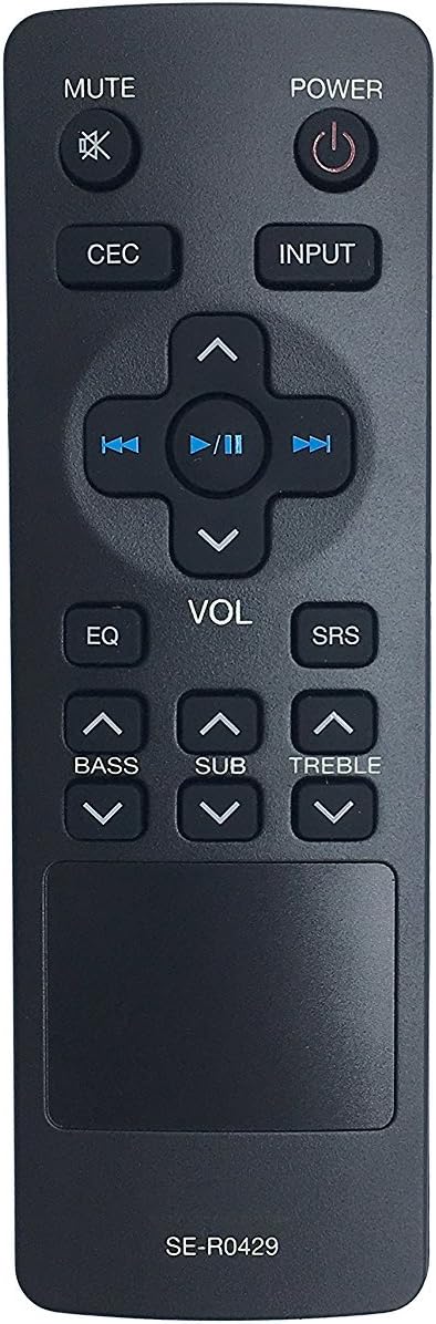 New SER0429 SE-R0429 Remote for Toshiba SBX4250KN SBX4250 Sound bar Speaker System...