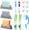 Magic Window Cleaning Brush,Window Groove Cleaning Brush Set?Hand-held Groove Gap Cleaning Tools,Window Blind Sliding Door Track Cleaner Duster Br...