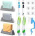 Magic Window Cleaning Brush,Window Groove Cleaning Brush Set?Hand-held Groove Gap Cleaning Tools,Window Blind Sliding Door Track Cleaner Duster Br...