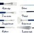 ArtSkills Acrylic Paint Brush Set, Acrylic Paint Brushes for Canvas Painting, Craft Paint Brushes with Palette Knife, 40 pc...