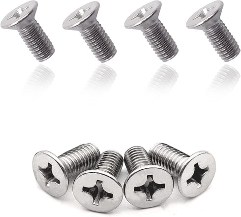 4pcs Stainless Steel Brake Disc Rotor Screws 93600-06014-0H- Compatible With Honda, Acura, Hyundai and Kia Models, Stainless Steel Retaining Screw...