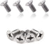 4pcs Stainless Steel Brake Disc Rotor Screws 93600-06014-0H- Compatible With Honda, Acura, Hyundai and Kia Models, Stainless Steel Retaining Screw...