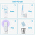 10 pack Indoor Fly Trap Refill Glue Cards, TOADWILL Plug-in Flying Insect Trap Indoor Replacement Sticky Cards...