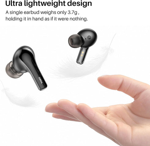 TOZO A2 Mini Wireless Earbuds Bluetooth 5.3 in Ear Light-Weight Headphones Built-in Microphone, IPX5 Waterproof, Immersive Premium Sound Long Dist...
