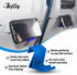 Airplane Cell Phone Back of Seat Inflight Tray Table Clip and Sturdy Phone Stand, Compatible with iPhone, Android, Tablets, and Readers, Travel Mu...