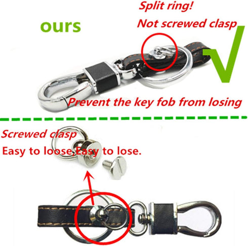 KAWIHEN Leather Key Fob Cover Compatible with Buick Cadillac Chevrolet Chevy GMC Pontiac Saturn KOBGT04A OUC60270 OUC60221 22733524 15913415...