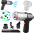 Handheld Car Vacuum Cleaner Cordless, 4000Pa Powerful Portable Mini Vacuum Cleaner 2 in 1 Low Noise Air Buster with Multi-Nozzles for Car, Home, O...