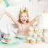 Crown Cupcake Toppers 48 Pcs Light Gold Glittery Princess Cake Picks for Baby Shower Birthday Party Decorations Supplies...