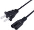 2 Prong Power Cord Replacement for DR.J Professional 3600 Brightness Home Theater Projector HI-04 1080P Mini Projector, Deeplee DP36 LCD Mini Proj...