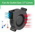 50mm x 15mm 5015 12V DC Brushless Cooling Blower Fan, Dual Ball Bearing, 2 Pin Terninal...