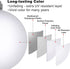 White 2.5" Christmas Balls Christmas Tree Decoration Ornaments Shatterproof Hanging Balls for Birthday Halloween Holiday Wedding Decorations Set o...