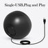 USB Computer Speaker for Laptop, PC, External Speakers for Desktop Computer, Crystal Clear Sound, Rich Bass, Loud Volume, Direct Control, Plug-N-P...