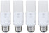 CTKcom Lighting 10W LED Light Bulbs(4 Pack)- E27 6500K,60W Equivalent Ultra,Bright 760lm, 240 Degree Beam Angle Cylindrical Shape Light Bulb 100-2...