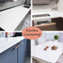 Glossy White Contact Paper for Countertops Removable Contact Paper White Peel and Stick Wallpaper Waterproof Easy to Clean Vinyl Roll Decorative K...